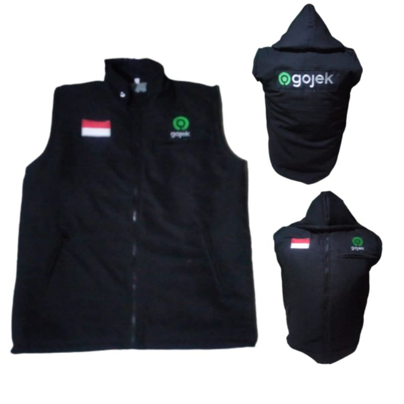 Rompi Gojek Terbaru Tebal Warna Hitam