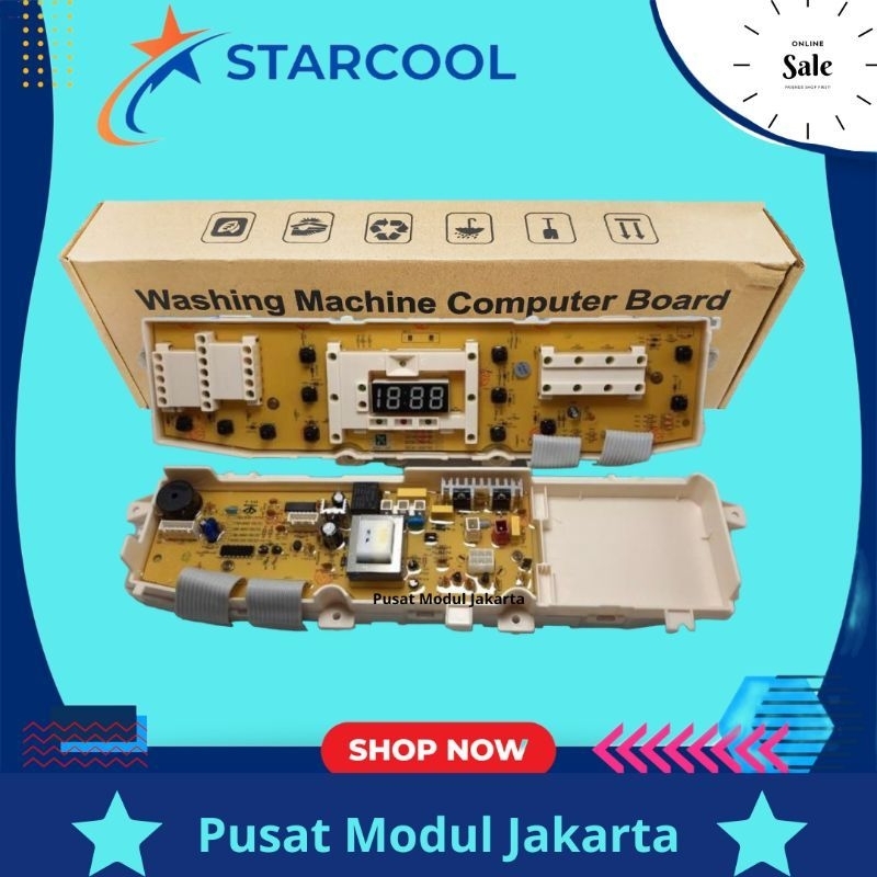 modul pcb mesin cuci SAMSUNG WA90WP