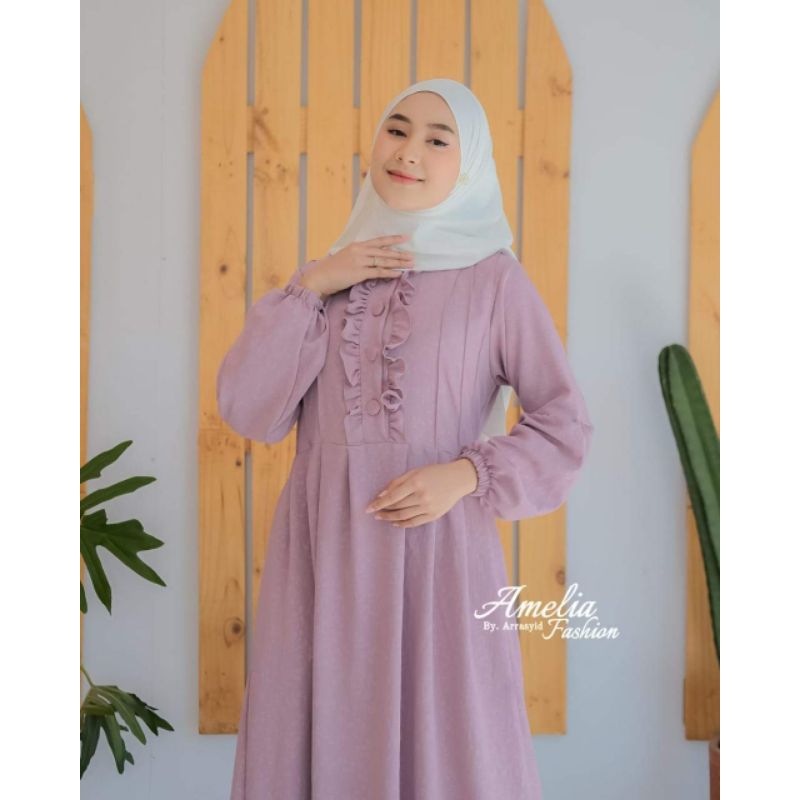 GAMIS AULIA DRESS BY AMELIA FASHION GAMIS MUSLIM WANITA TERBARU KEKINIAN