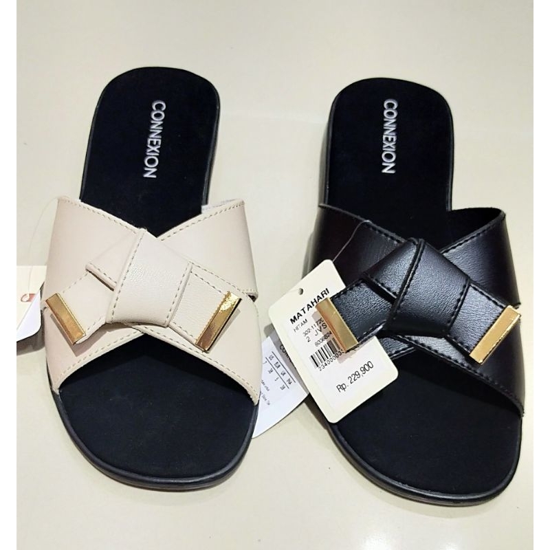sandal flat wanita connexion