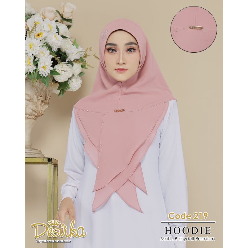 hijab instan DC 219|hijab hodie|hijab polos|hijab Payet|hijab ORI Desvica