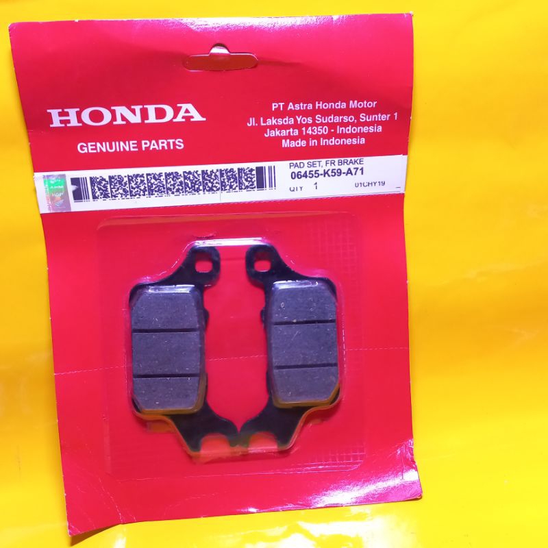 kampas rem depan genio vario 150 new