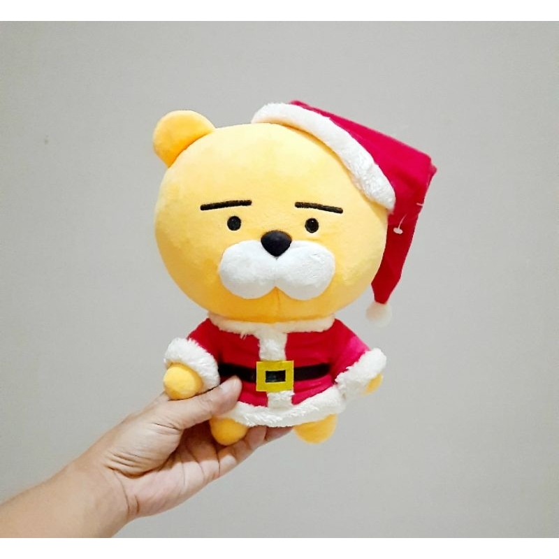 Boneka Ryan Kakao Costum Santa Size 25 cm/ Boneka Kakao Friends/ Ryan