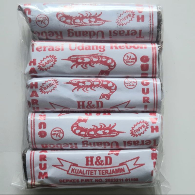 

Terasi Udang Merah Asli Cirebon Cap H&D