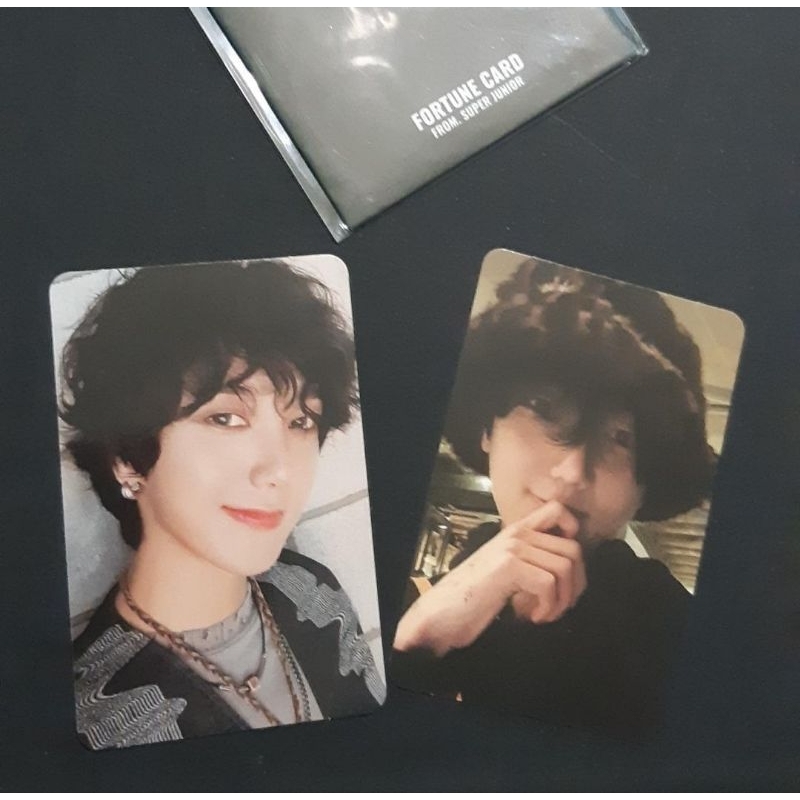 (yeye set)  Fortune card super junior the road super show 9  ( Photocard PC SS9 Suju Yesung Kyuhyun 