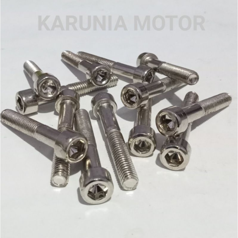 BAUT KUNCI L 10 / BAUT L M6 × 40 NEKEL