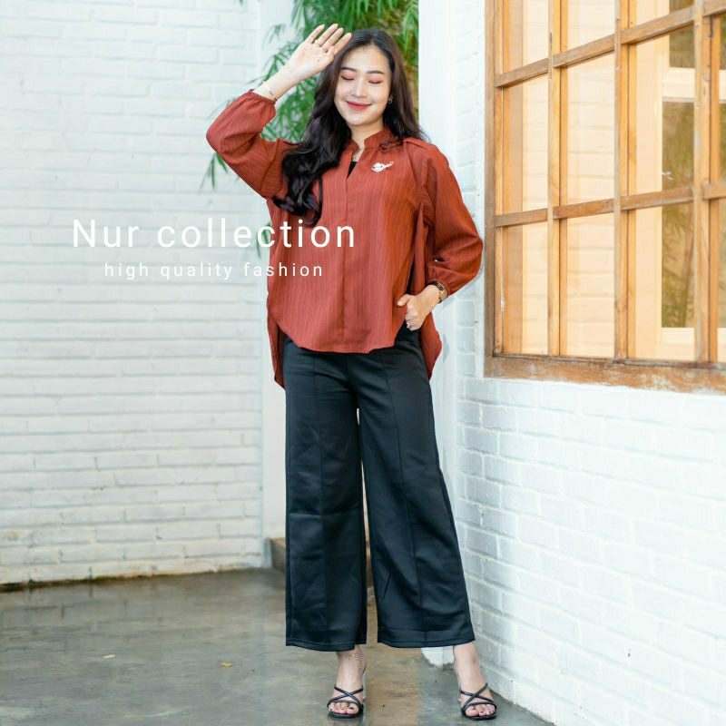 OUTER BABY CRUSH /LIVIA blouse LADY CRUSH atasan kemeja anti-kusut