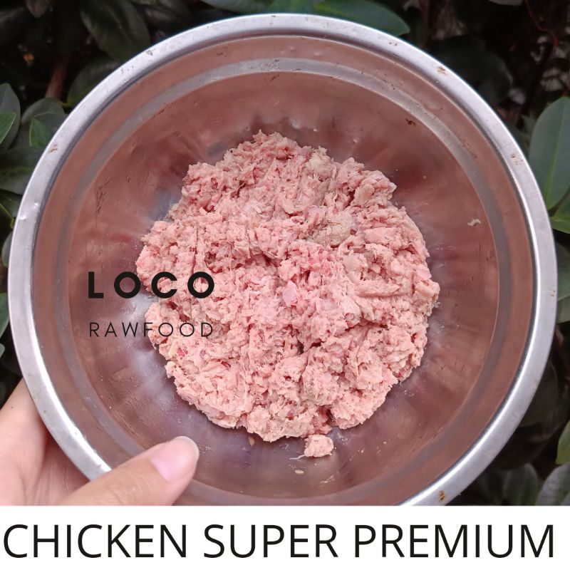 

CHICKEN RAW FOOD FULL DAGING 1kg (Tanpa tulang) / Makanan kucing cat food / makanan anjing dog food / umpan / pakan hewan