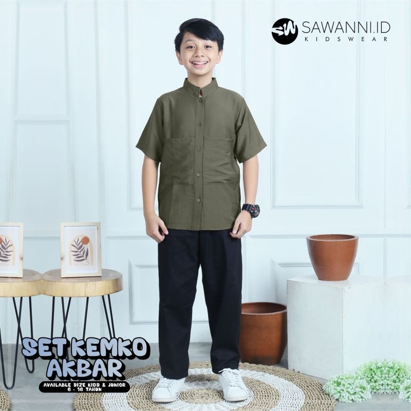 READY IED SERIES SET KEMKO AKBAR By sawannikidswear sawanni