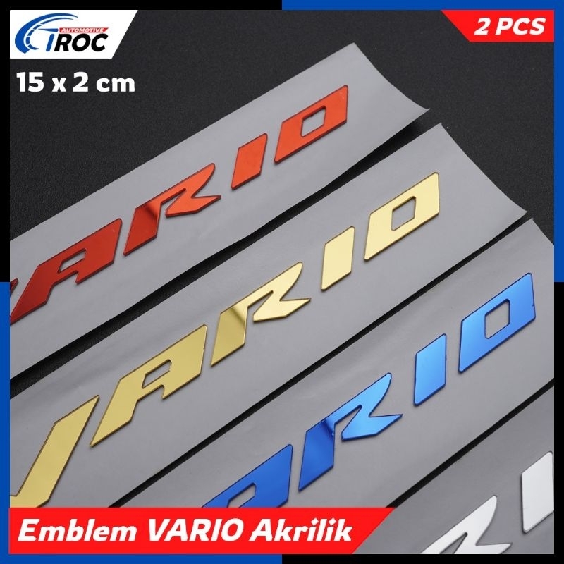 STICKER TIMBUL EMBLEM LOGO VARIO 3D EMBLEM MOTOR HONDA VARIO