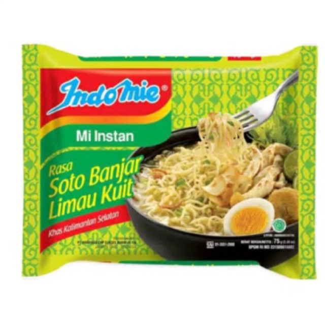 

indomie soto banjar limau kuit khas banjarmasin