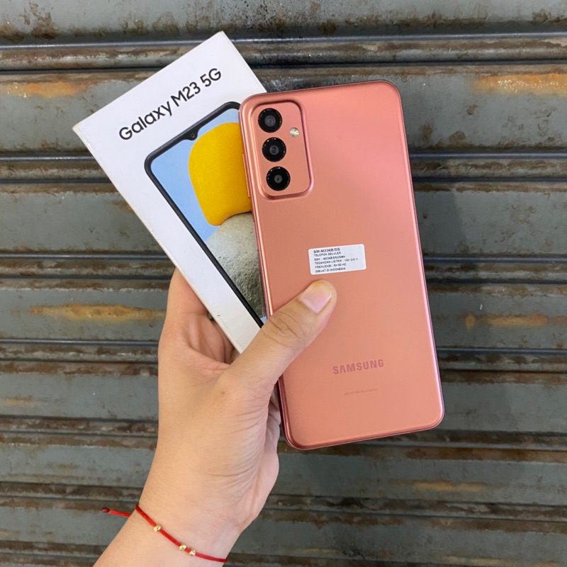 Samsung M23 5g 6/128gb second bekas pakai resmi sein mulus normal fullset original