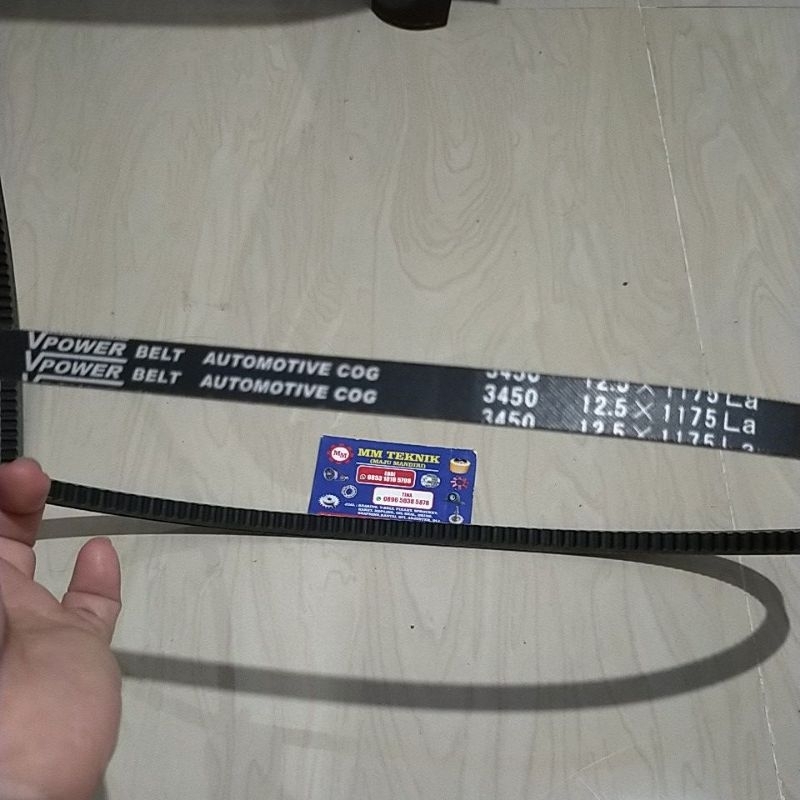 Vanbelt A45 Gerigi Tali Ban Kipas RECMF 6450 Mitsuboshi RPF 3450 Bando Vpower A45,5 A45.5 6455 3455 Van Fan Belt A 45 Gigi V- Pan Panbelt Fanbelt A-45 Bergerigi Vb A 45 bergigi mitsubisi