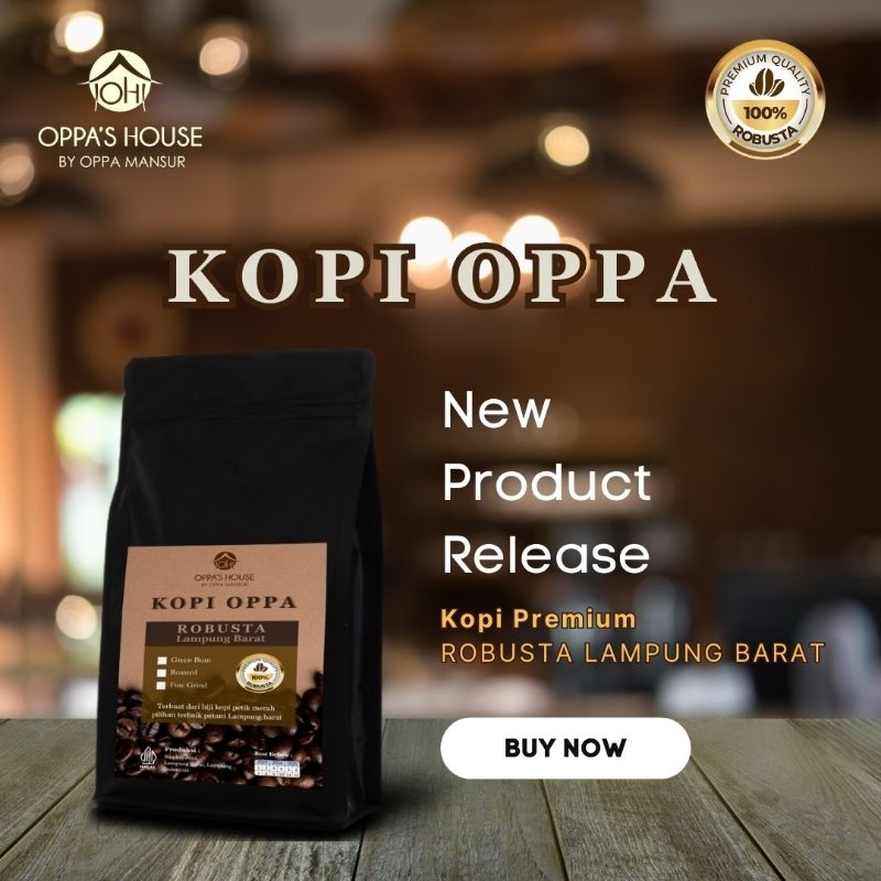 

Kopi Oppa (Robusta Lampung Barat - Green Bean)