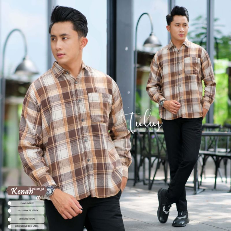 KENAN KEMEJA #3 BY TULUS SIGNATURE / KEMEJA FLANEL PRIA PREMIUM