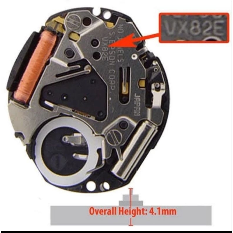 MESIN JAM TANGAN EPSON VX82E VX82 VX-82 VX-82E VX 82 82E ORIGINAL