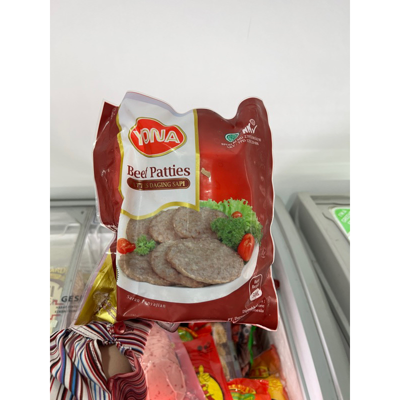 HD Management Yona Beef Patties isi 10 Burger