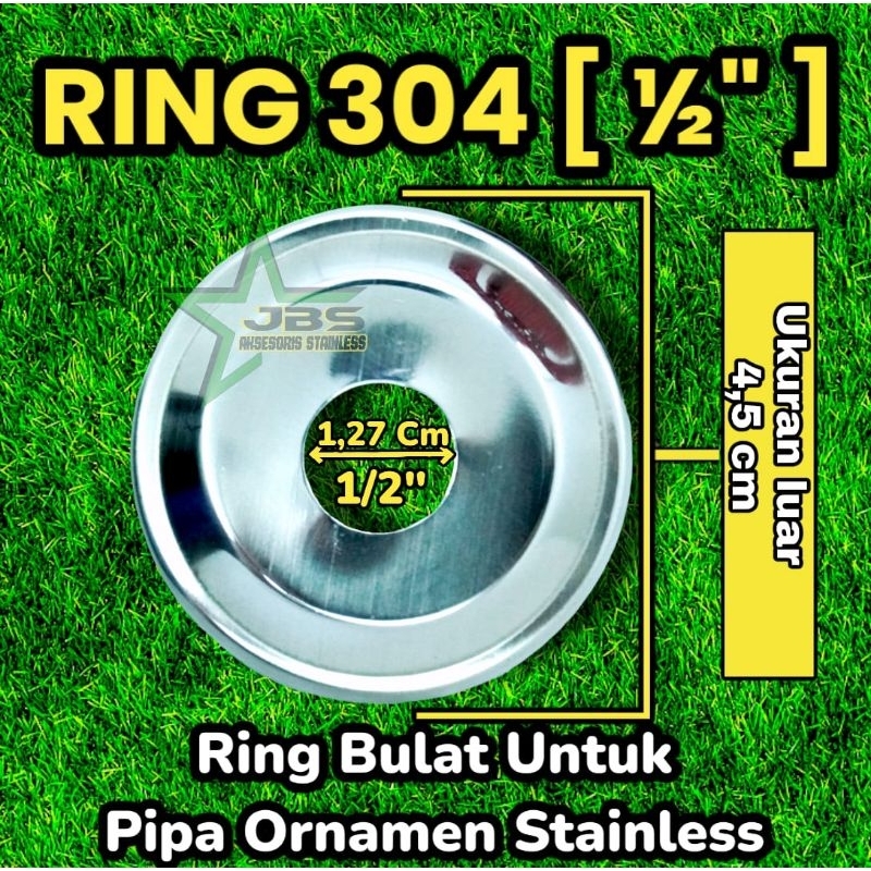 RING STAINLESS SS 304 - VARIAN UK : 1/2&quot;, 5/8&quot;,  3/4&quot;, 1&quot;, 1¼&quot; Inchi