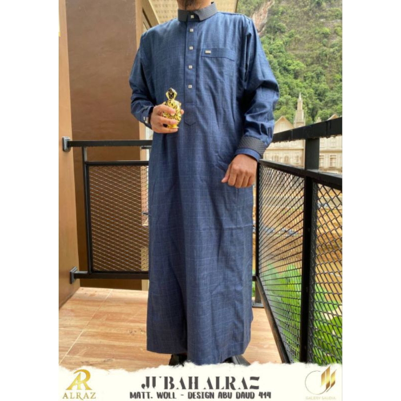 jubah Al Raz woll terbaru manset
