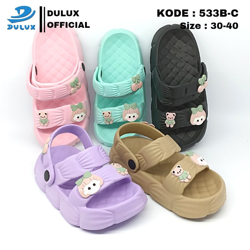 DULUX - SANDAL DEWASA DUA STRAP LUCU 533B UKURAN 36-40