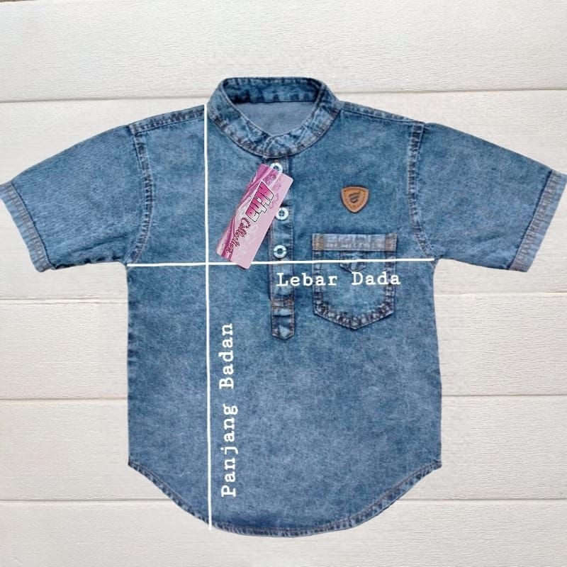 KURTA JEANS ANAK UMUR 3-7 TAHUN