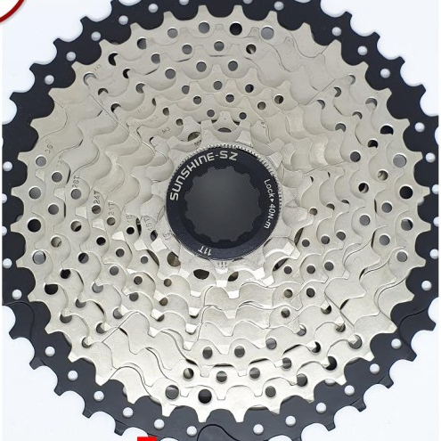 Sprocket Sunshine 9 Speed 9Speed 11 - 42T Sproket 42T Untuk Sepeda Lip