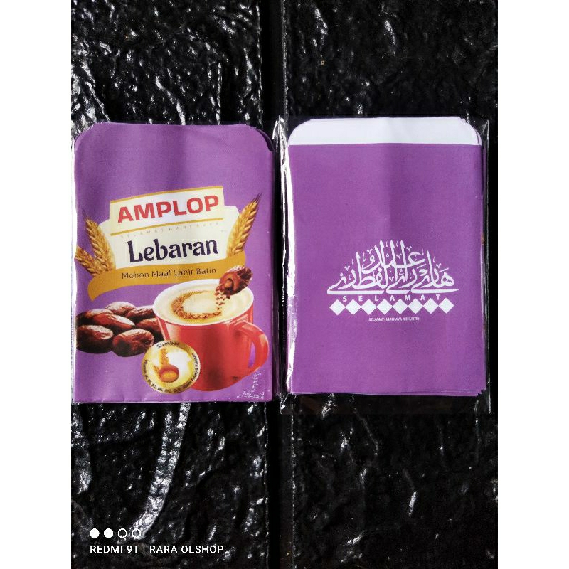 

Amplop lebaran plesetan snack kecil