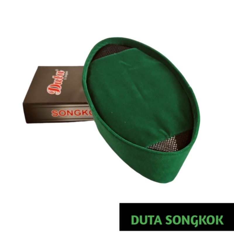 Peci hijau polos songkok hijau polos AC tinggi 9cm 10cm  peci hijau polos AC kopyah hijau AC