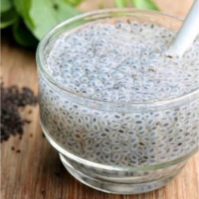 50gr | Biji Selasih | Basil seeds | Minuman segar panas dalam es campur es buah