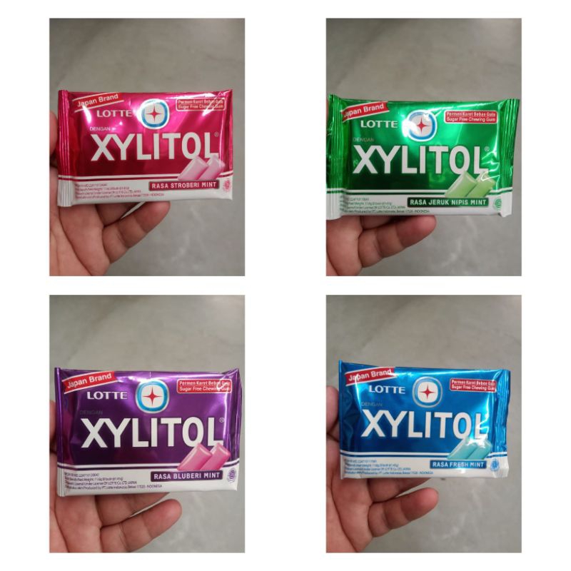 

Xylitol Permen Karet Bebas Gula Strip Jeruk Nipis Strawberry Blueberry Fresh 11gr