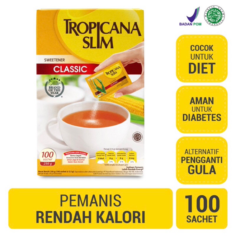 

Tropicanaslim Classic 100sachet