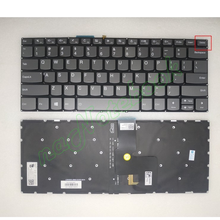 KEYBOARD LENOVO IDEAPAD SLIM 3 14ADA05 14ARE05 14iiL05 14iML05  V130-14IGM V130-14IKB V330-14ARR V33