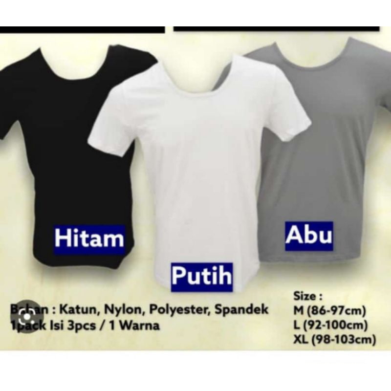 Kaos Dalam Pria, kaos oblong, T-shirt Pria Mr W Wacoal Grade B