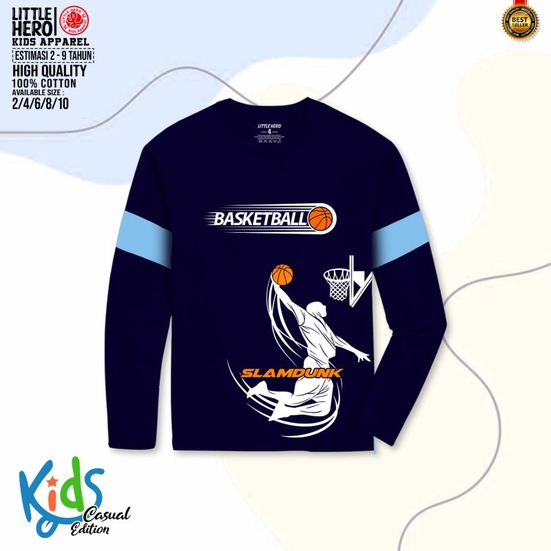 2-8 Tahun Kaos Lengan Panjang Anak laki laki by LITTLE HERO