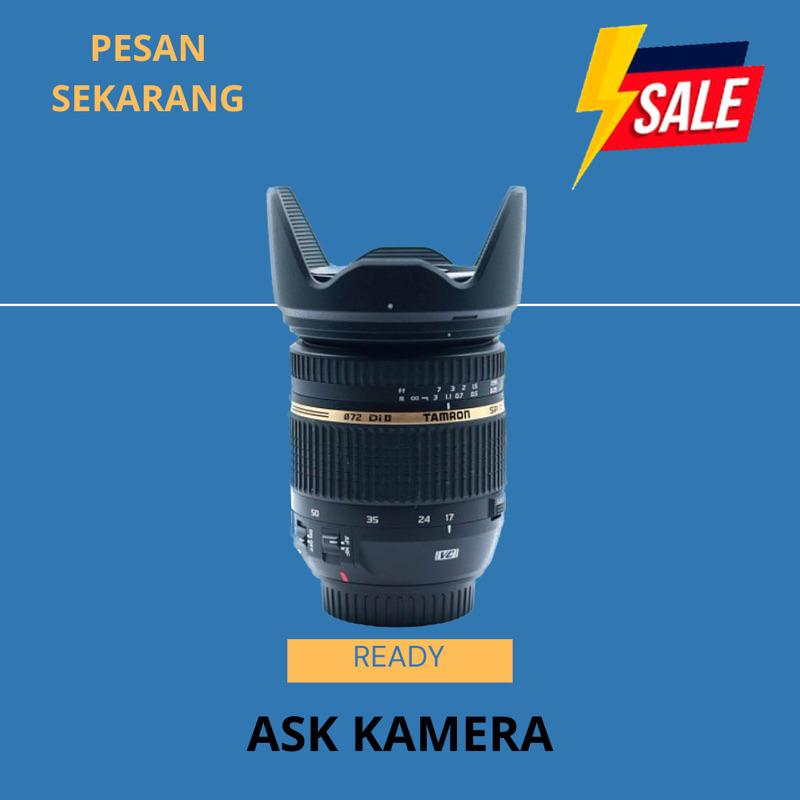 LENSA TAMRON 17-50MM VC FOR CANON WIDE SIAP PAKAI