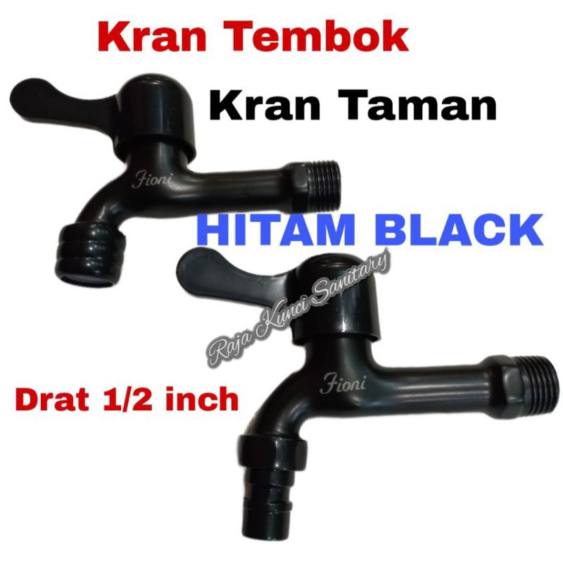 Kran Tembok Hitam Black Series/Kran Taman Hitam Black