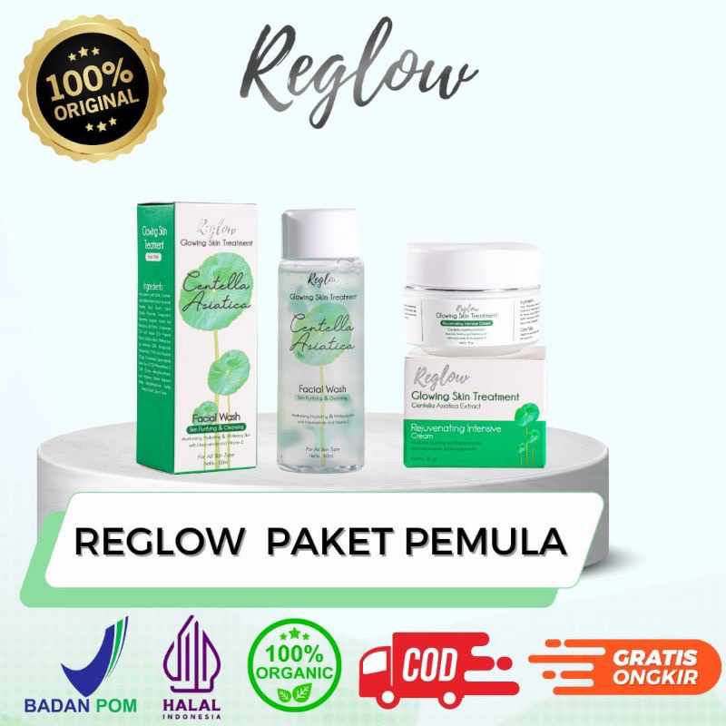 ( Bisa COD ) Paket pemula skincare reglow by dr.shindy aman busui bumil bpom original