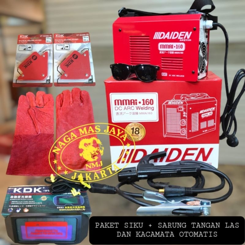 MESIN LAS DAIDEN MMAI 160 / TRAFO LAS INVERTER DAIDEN MMA 160 / MESIN LAS LISTRIK DAIDEN MMAI 160