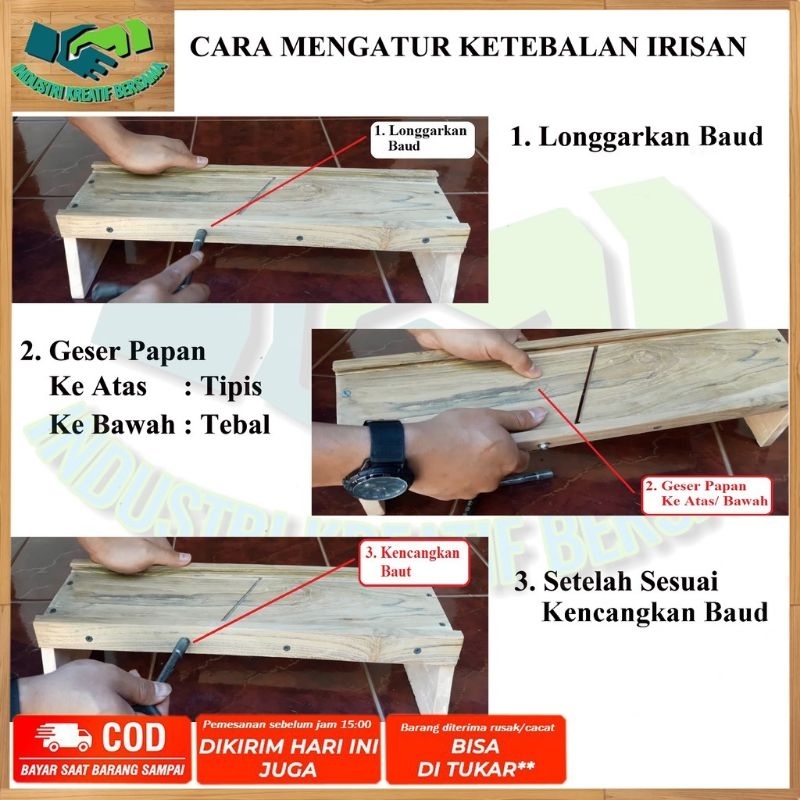 LANGSUNG SUDAH DIRAKIT PENGIRIS KAYU JATI JAWA ALAT PENGIRIS/PEMOTONG/PERAJANG/PARUTAN/PASAH/PENCACAH/SERUTAN SERBAGUNA UKURAN KECIL