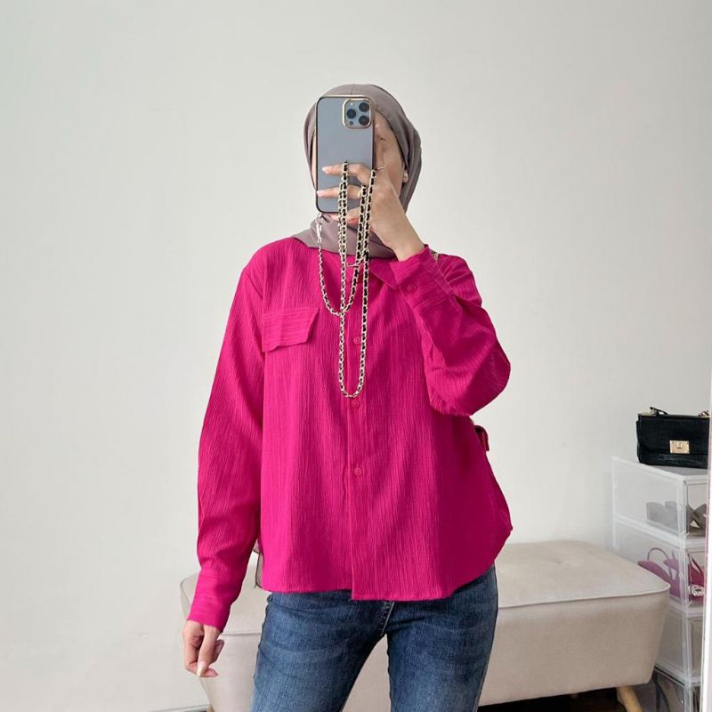 LADY BLOUSE BASIC SEMI CROP