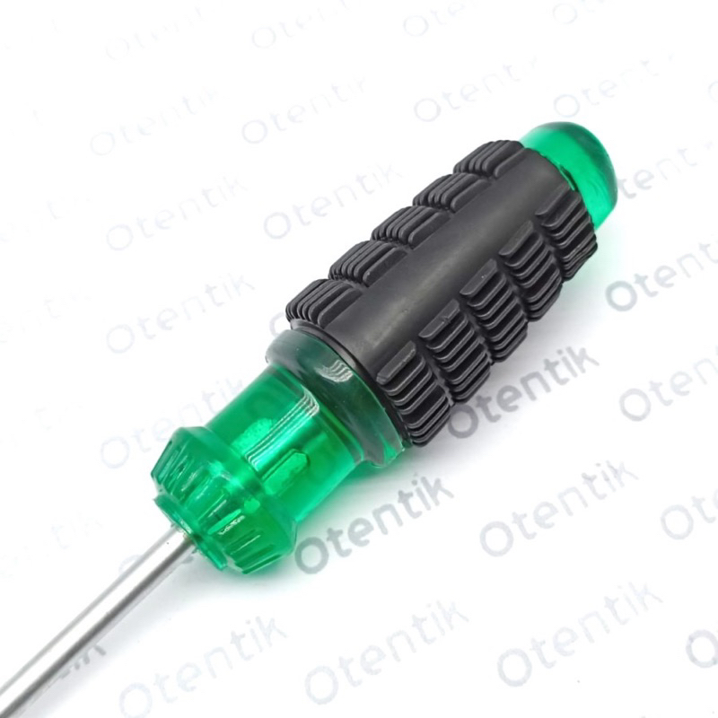 Paket obeng 8” plus minus magnet gagang karet set 2pcs Siyota