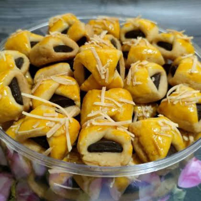 

kue Nastar isi coklat hame made