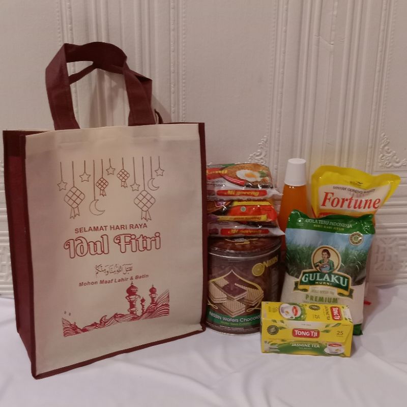 

Tas Bingkisan Lebaran Idul Fitri Ready Stock P28 L14 T38