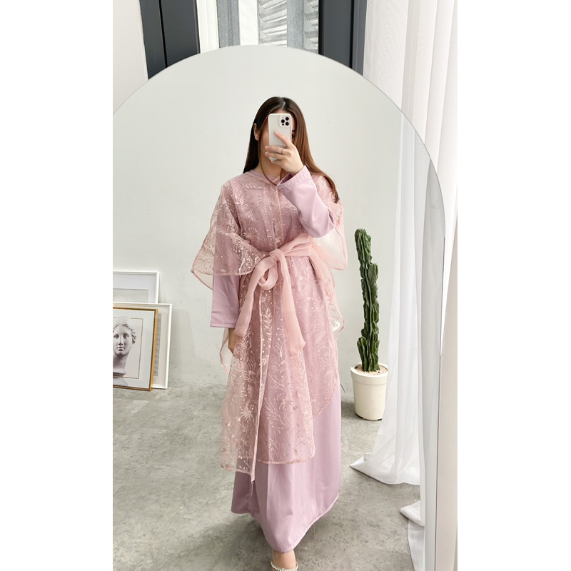 syifa kaftan dress (READY STOK)