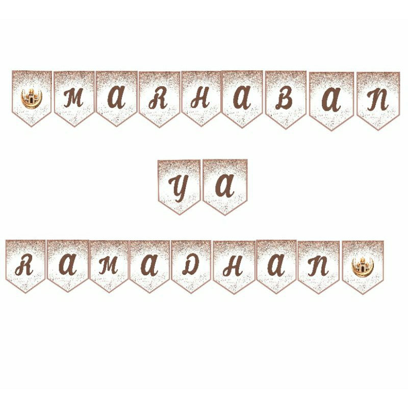 Bunting flag/Banner Flag Marhaban Ya Ramadhan