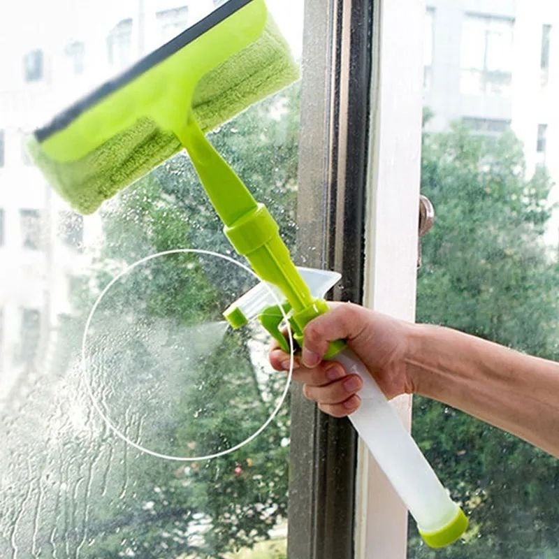 Alat pembersih kaca jendela meja 3in1 / Cleaning scrubber multifungsi