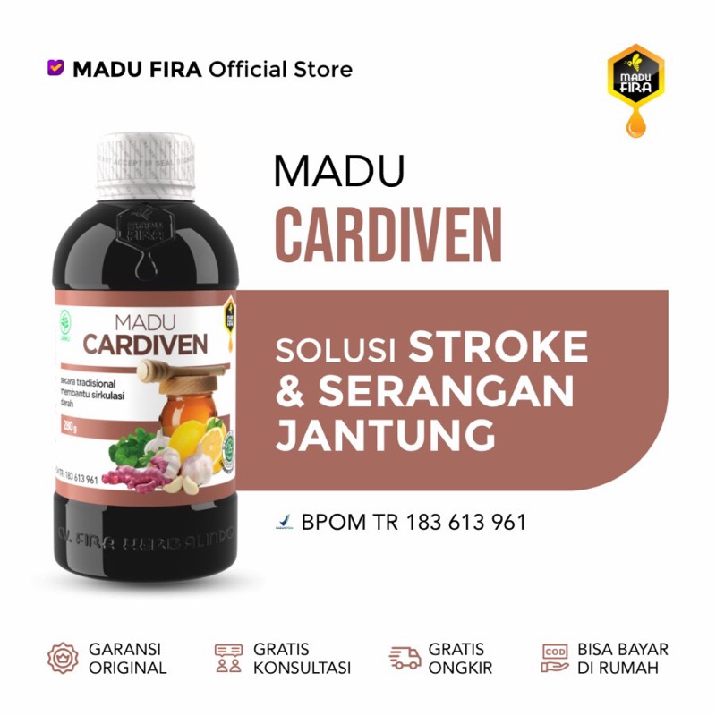 MADU CARDIVEN ORIGINAL ATASI KELUHAN JANTUNG