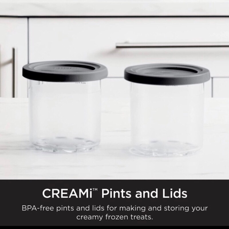 Ninja Creami Tub eskrim ninja creami ice cream maker ninja creami pints and lids