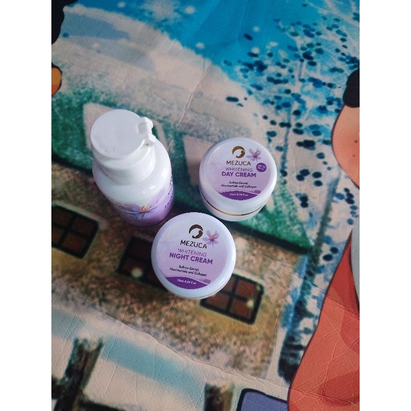 Preloved mezuca night cream/day cream/facewash (take all)