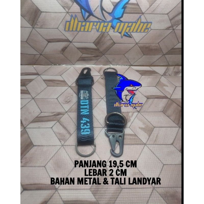 DTN 439, Gantungan Kunci DTN 439, Keychain, Dogclip, gantungan kunci polisi